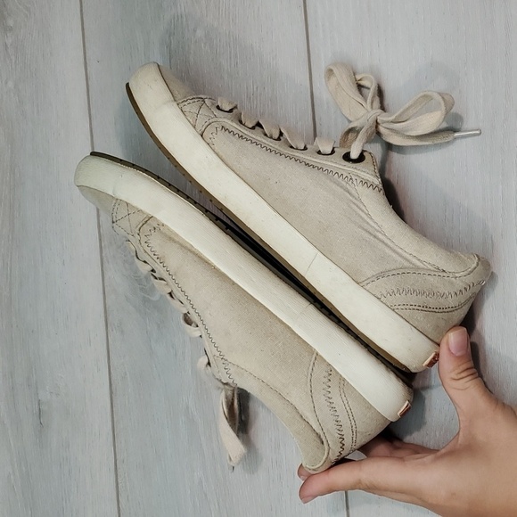 Taos Womens Star Oat Wash Canvas Loafer Slip on Sneakers shoes sz 7 - Picture 10 of 14